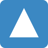 Triángulo hacia arriba - Twitter / X