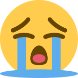 Cara llorando fuerte - Twitter / X