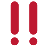 Exclamación doble - Twitter / X