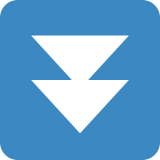 Triángulo doble hacia abajo - Twitter / X