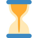 Reloj de arena con tiempo - Twitter / X