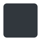 Cuadrado negro mediano - Twitter / X