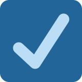 Casilla con marca de verificación - Twitter / X