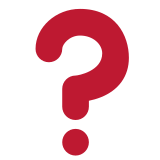 Interrogación roja - Twitter / X