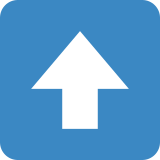 Flecha hacia arriba - Twitter / X