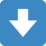 Flecha hacia abajo - Twitter / X