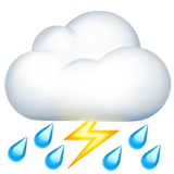 Emoji tormenta