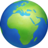 Globo terráqueo mostrando Europa y África - Facebook