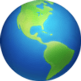 Globo terráqueo mostrando América - Facebook
