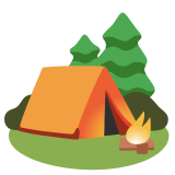 Camping - Noto Color Emoji