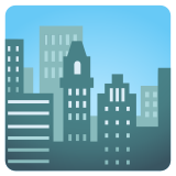 Paisaje urbano - Noto Color Emoji