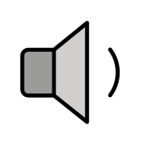 Altavoz a volumen bajo - OpenMoji