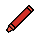 Lápiz de cera - OpenMoji
