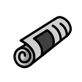 Periódico enrollado - OpenMoji