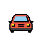 Coche próximo - OpenMoji