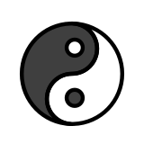 Yin yang - OpenMoji