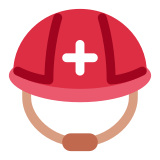 Casco con una cruz blanca - Twitter / X