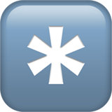 Emoji tecla de estrella