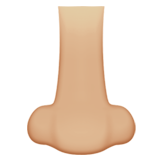 nariz: tono de piel claro medio