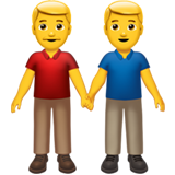 Emoji dos hombres de la mano