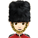 guardia: tono de piel claro