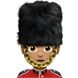 guardia: tono de piel medio