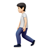 persona caminando: tono de piel claro