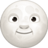 Luna llena con cara - Facebook