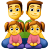 Familia: hombre, hombre, niña, niña - Facebook