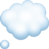 Bocadillo de pensamiento - Facebook