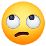 Cara con ojos en blanco - Facebook