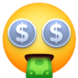 Cara con lengua de dinero - Facebook