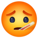 Cara con termómetro - Facebook