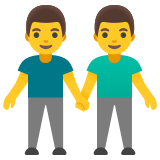 Hombres de la mano - Noto Color Emoji