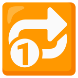 Repetir una vez - Noto Color Emoji