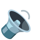 Altavoz a volumen medio - Noto Color Emoji