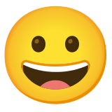 Cara sonriendo - Noto Color Emoji