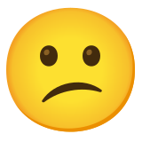 Cara de confusión - Noto Color Emoji