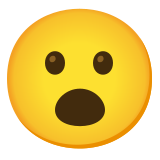 Cara con la boca abierta - Noto Color Emoji