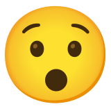 Cara estupefacta - Noto Color Emoji