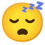 Cara durmiendo - Noto Color Emoji