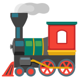 Locomotora de vapor - Noto Color Emoji
