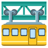 Ferrocarril de suspensión - Noto Color Emoji