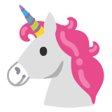 Unicornio - Noto Color Emoji