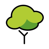 Árbol de hoja caduca - OpenMoji