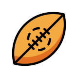 Balón de rugby - OpenMoji