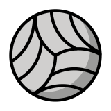 Pelota de voleibol - OpenMoji
