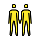 Hombres de la mano - OpenMoji