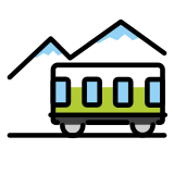 Ferrocarril de montaña - OpenMoji