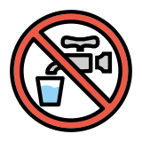 Agua no potable - OpenMoji